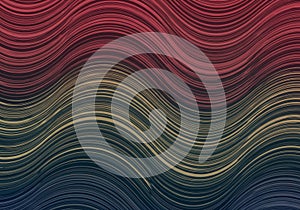 Abstract wavy pattern featuring undulating lines creating a flowing,