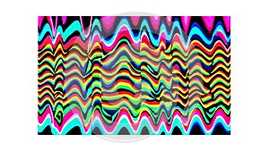 Abstract Wavy Psychedelic Pattern High Contrast Vector, vector design Generative AI