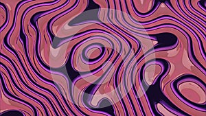 Abstract wavy purple or pink color background. Design. Glowing oval shapes and lines.