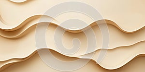 Abstract Wavy Sand Dunes Background