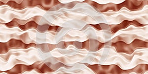 Abstract wavy seamless brown beige pattern background