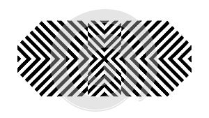 Abstract Wavy Striped Pattern, Dynamic Visual Texture, vector design Generative AI