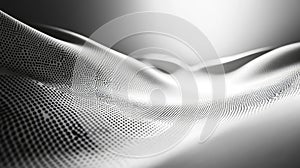 Abstract wavy surface creating modern digital pattern background