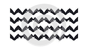 Abstract Wavy Zig-zag Pattern Background Vector, vector design Generative AI