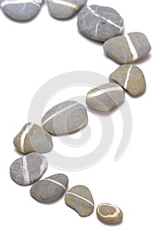 Abstract way of stones