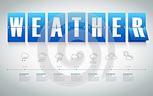 Abstract weather template.