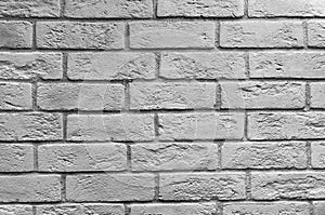 Abstract weathered texture stained old stucco light gray and aged paint white brick wall background in rural room