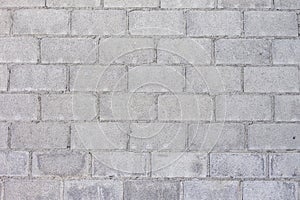 Abstract weathered texture stained old stucco light gray and aged paint white brick wall background in rural room.