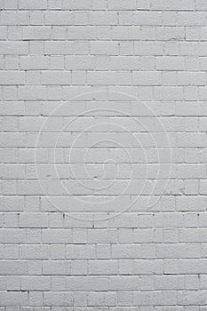 Abstract weathered textured white brick wall background