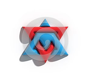 Abstract Web 3D Logo Design