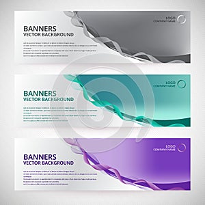 Abstract Web banner design background or header Templates with c