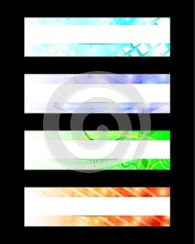 Abstract Web Banners