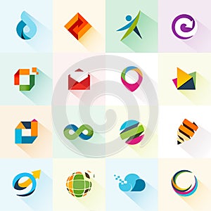 Abstract web Icons and elements