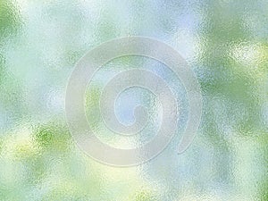 Abstract wet glass spring background