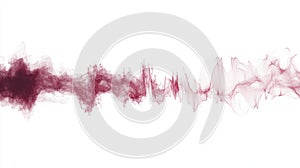 An abstract, white background with an abstract cardiogram graph and sound wave