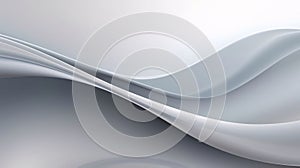 Abstract white background with smooth lines. 3d rendering, 3d illustration