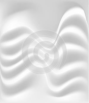 Abstract white background with smooth lines