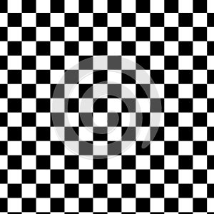 Abstract White and Black Chess Board Background.Color Squares in a checkerboard pattern.Multidimensional chessboard illustration