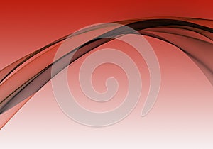 Abstract white, black and and red background waves. Bright abstract background