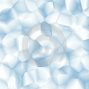 Abstract white blue facet background