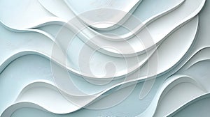 abstract white & blue wave background - minimalism