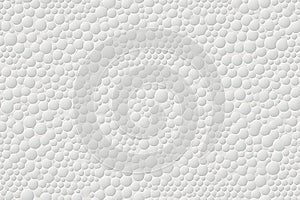 Abstract White Bubble Pattern