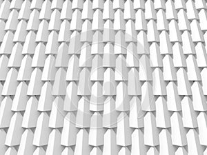 Abstract White Cubes Wall Background