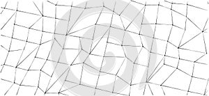 Abstract white geometric 3D low polygonal background.