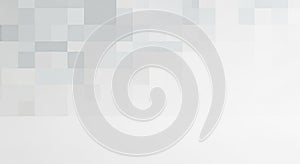 Abstract white geometric pattern background with subtle shadows and depth