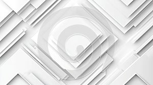Abstract White Geometric Background