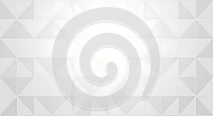 Abstract White Geometric Tile Pattern
