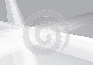 Abstract White and gray color technology modern background design vector Illustration