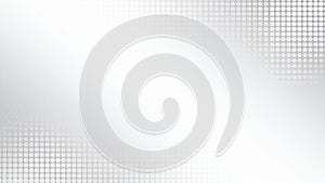 Abstract white and gray gradient background with subtle grid pattern texture
