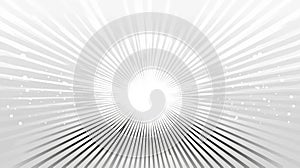 Abstract White and Gray Starburst Background Design