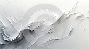 Abstract White and Gray Textured Landscape