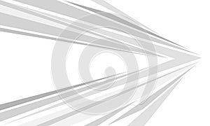 Abstract white grey arrow line speed direction design modern futuristic background vector