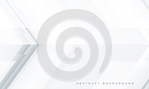 Abstract white and grey arrows futuristic technology background concept high-speed movement.