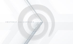 Abstract white and grey arrows futuristic technology background concept high-speed movement.