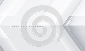 Abstract white and grey arrows futuristic technology background concept high-speed movement.
