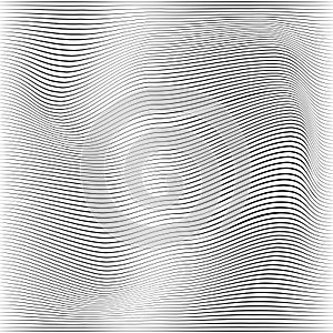 Abstract White and grey Random chaotic curve lines textures. Grunge overlay texture waves random lines with copy space. Vector il