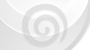 Abstract white grey smooth glossy waves elegant motion background