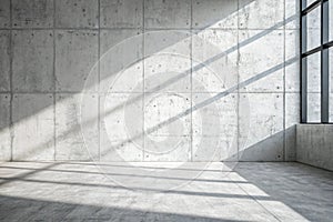 Abstract white and grey wall studio background