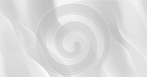 Abstract white and grey wavy smooth and clean background. Futuristic technology digital hi tech concept. Vector illustration