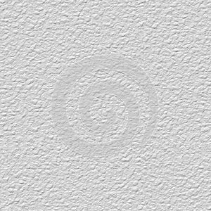 Abstract white gypsum wall, seamless texture, background - in the form of a rough embossed gypsum surface