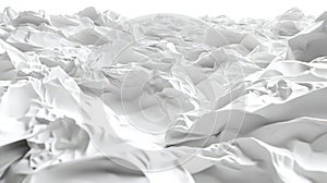 Abstract White Landscape