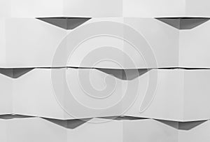 Abstract white metal pattern design partition