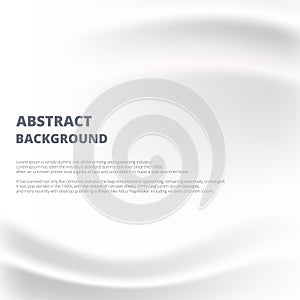 Abstract of white paper with crease and rumple background design photo