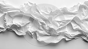 Abstract White Paper Textures and Wrinkles Generative AI