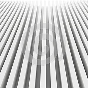 Abstract White Parallel Vertical Stripes with Shadows Creating a Textured Background image