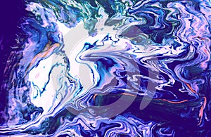 Abstract white and purple marble background. Game of colors.